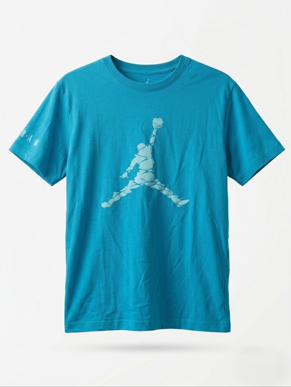 Nike Air Jordan Graphic Tee - Bright Turquoise - Men's Size Medium